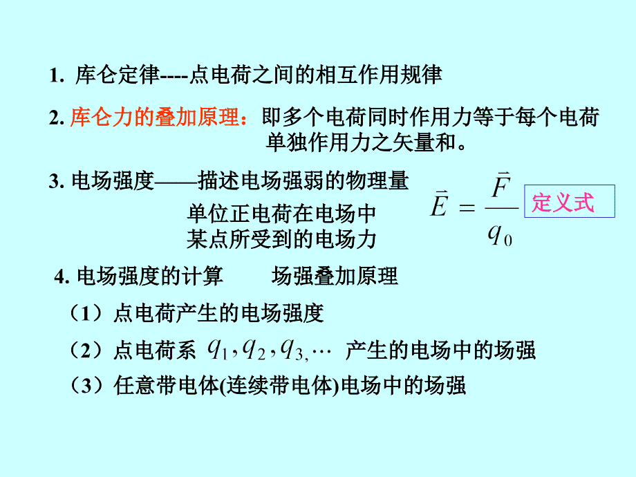 库仑定律点电荷之间的相互作用规律讲解学习_第1页