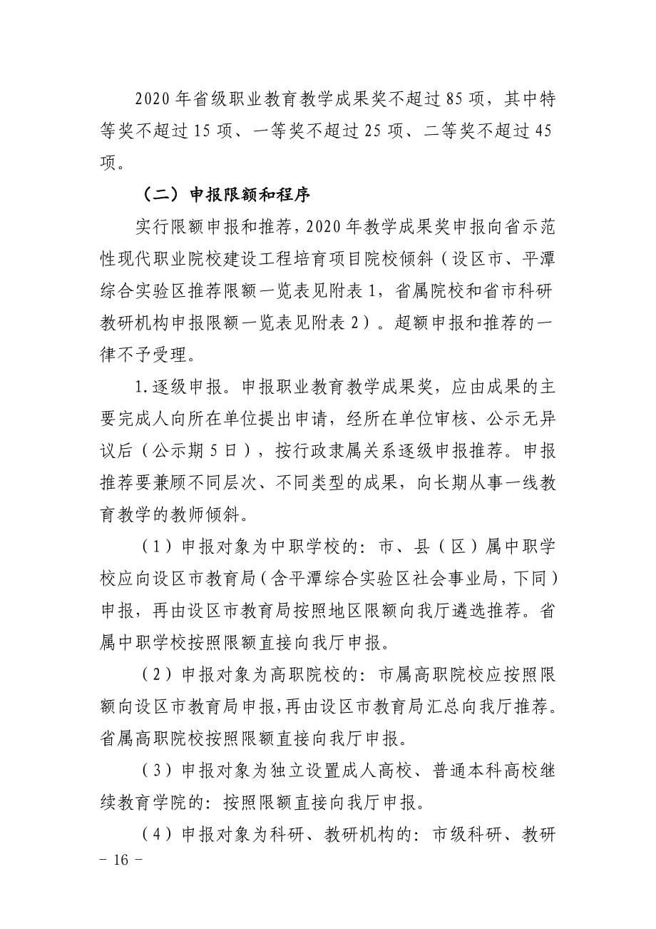 福建2020年职业教育省级教学成果奖评审工作安排.doc_第5页