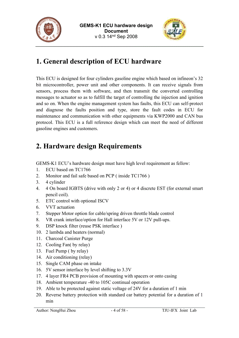 GEMS-K1 ECU hardware design Document_V0.3.doc_第4页