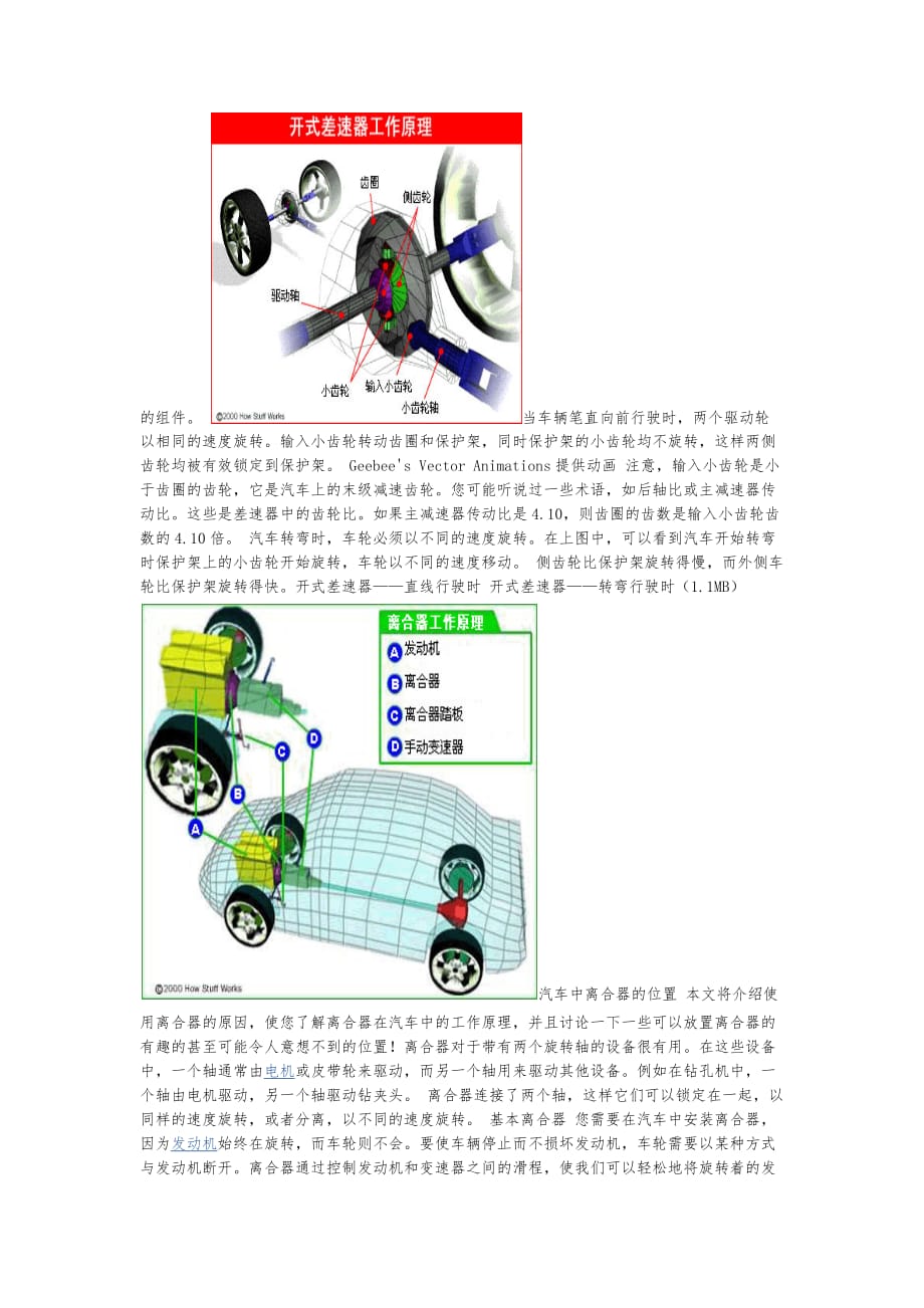 汽车各部分工作原理_第3页