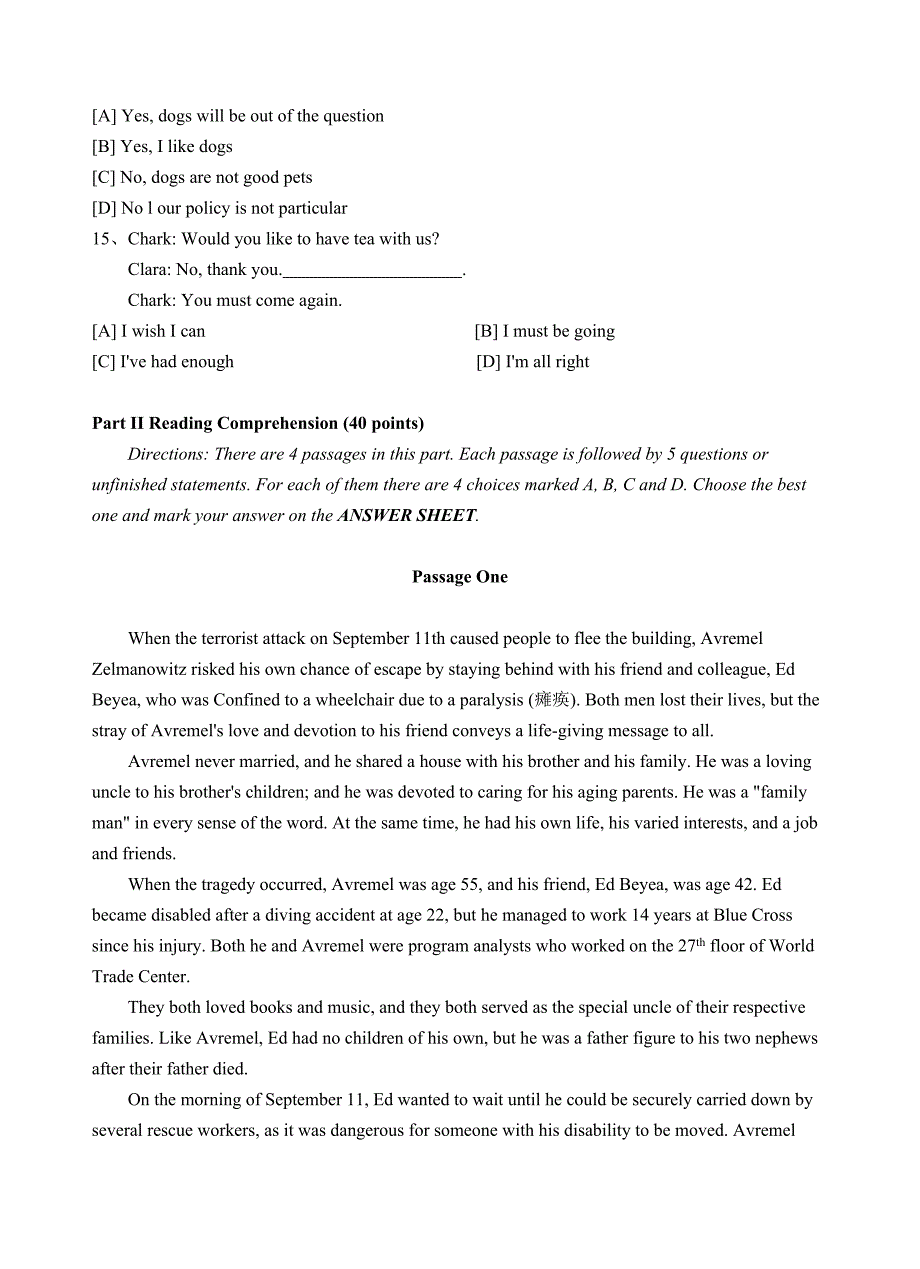 2012年广东学位英语考试试题及答案(肖版本).doc_第3页