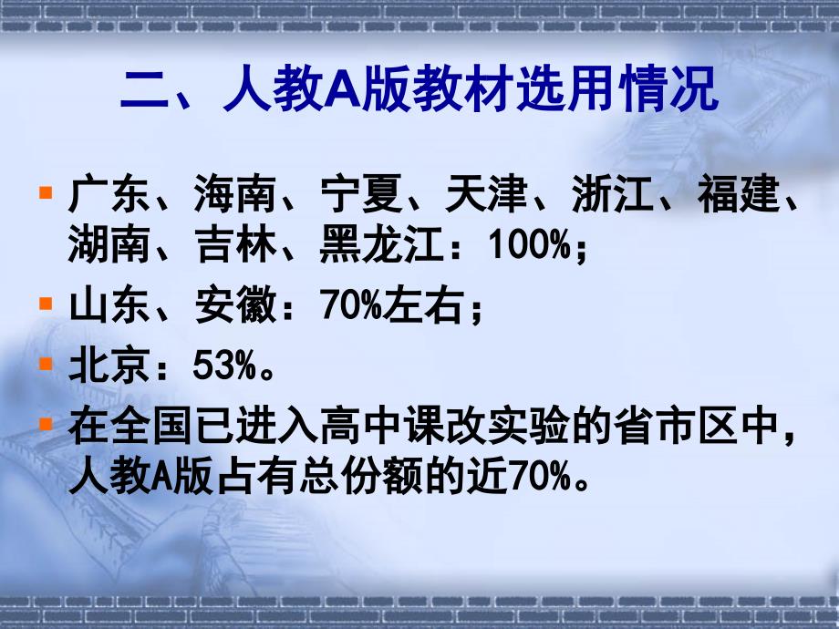 人教版高中数学课标教材A版简介人民教育出版社中数室教学讲义_第3页