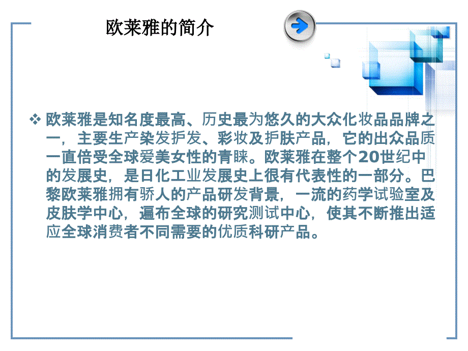 国际市场营销作业：欧莱雅的营销策略分析――WZ综述_第2页