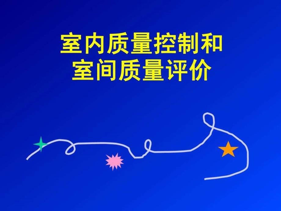 室内质量控制和室间质量评价图文复习课程_第1页