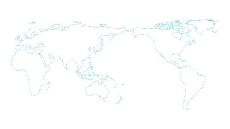线条色块多款可编辑世界地图ppt素材模板.pptx_第5页