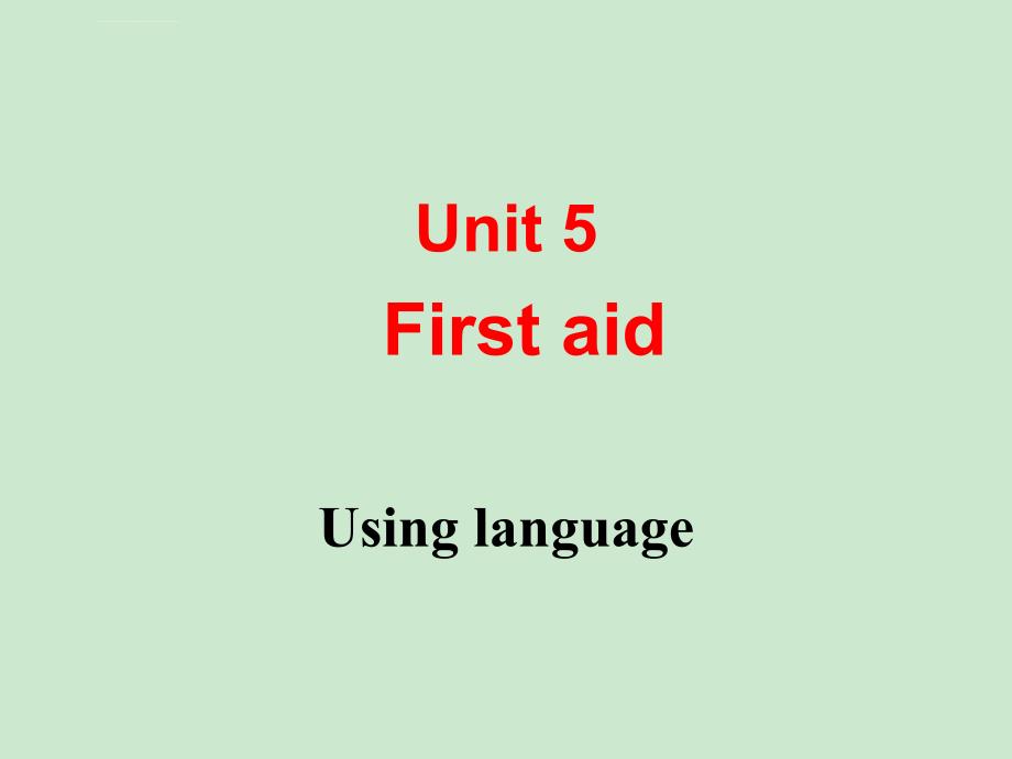 必修5unit5using language 知识点_第1页