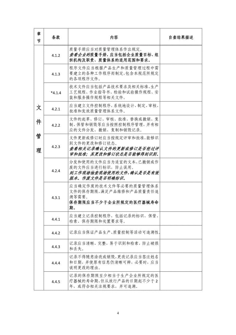 （2020年整理）医疗器械生产质量管理规范现企业自查报告.doc_第5页