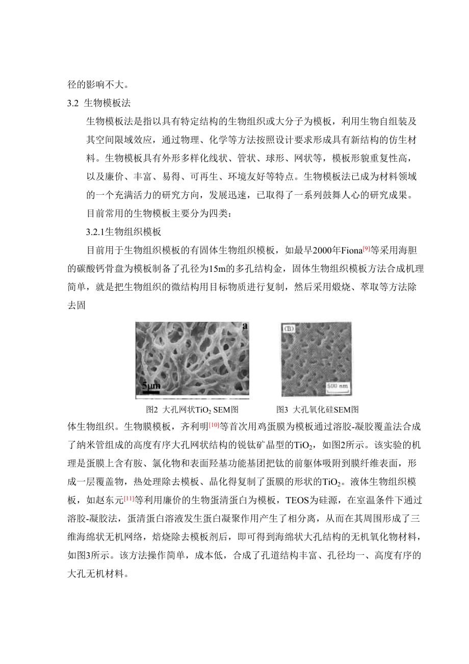 模板法制备TiO2光催化剂的研究进展_第3页