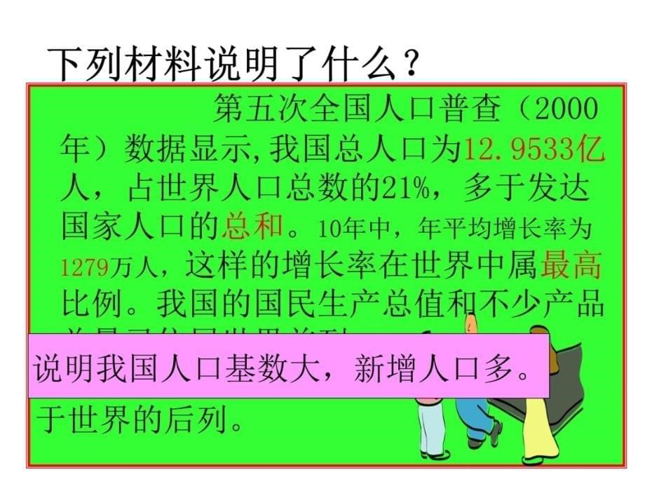 我国存在严重的人口资源环境问题复习课程_第5页