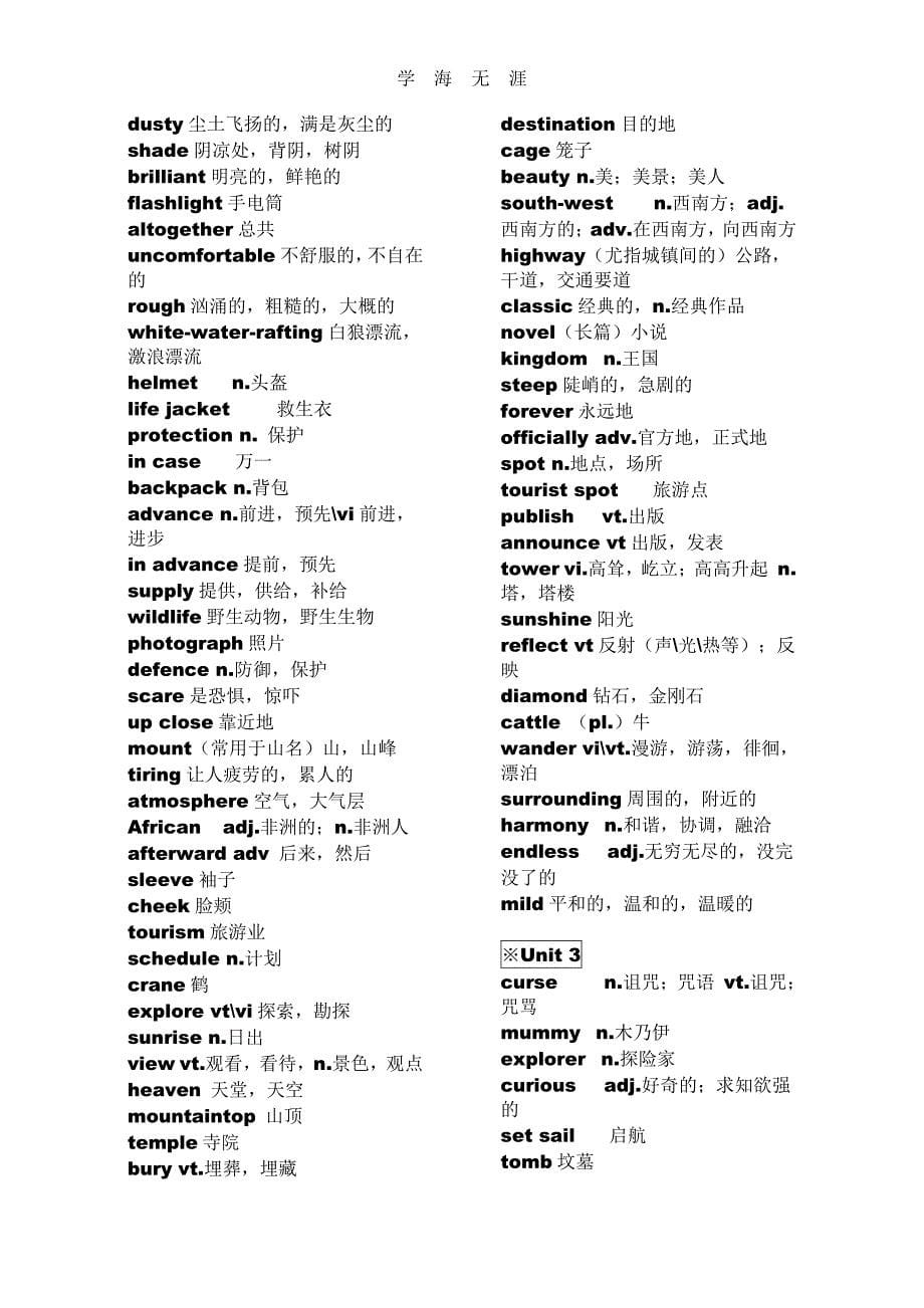 牛津高中英语模块一到模块十单词表（6.29）.pdf_第5页