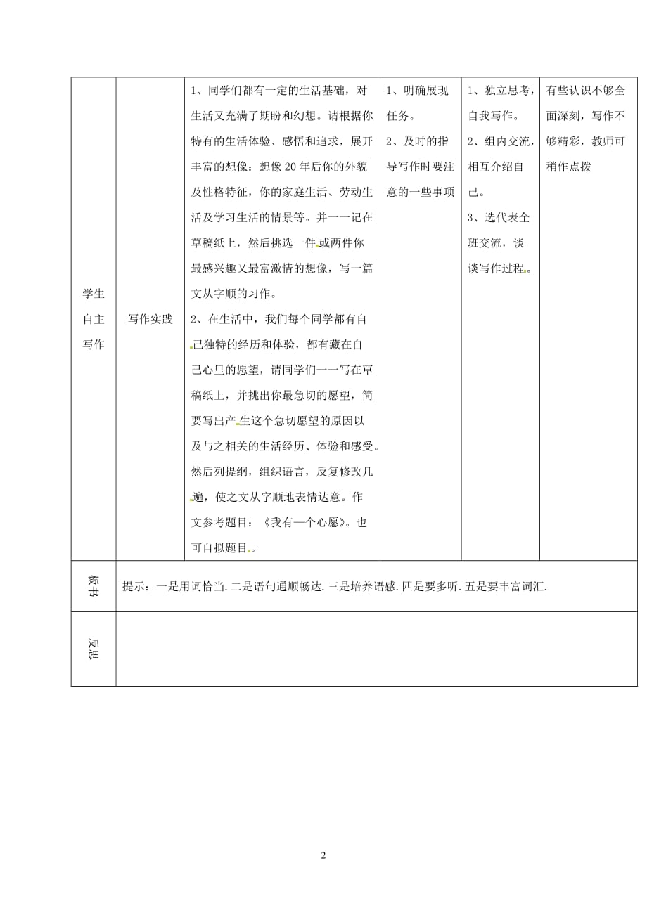 （2020年整理）(秋季版)吉林省通化市七年级语文下册第五单元作文训练《文从字顺》导学案新人教版课件.doc_第2页