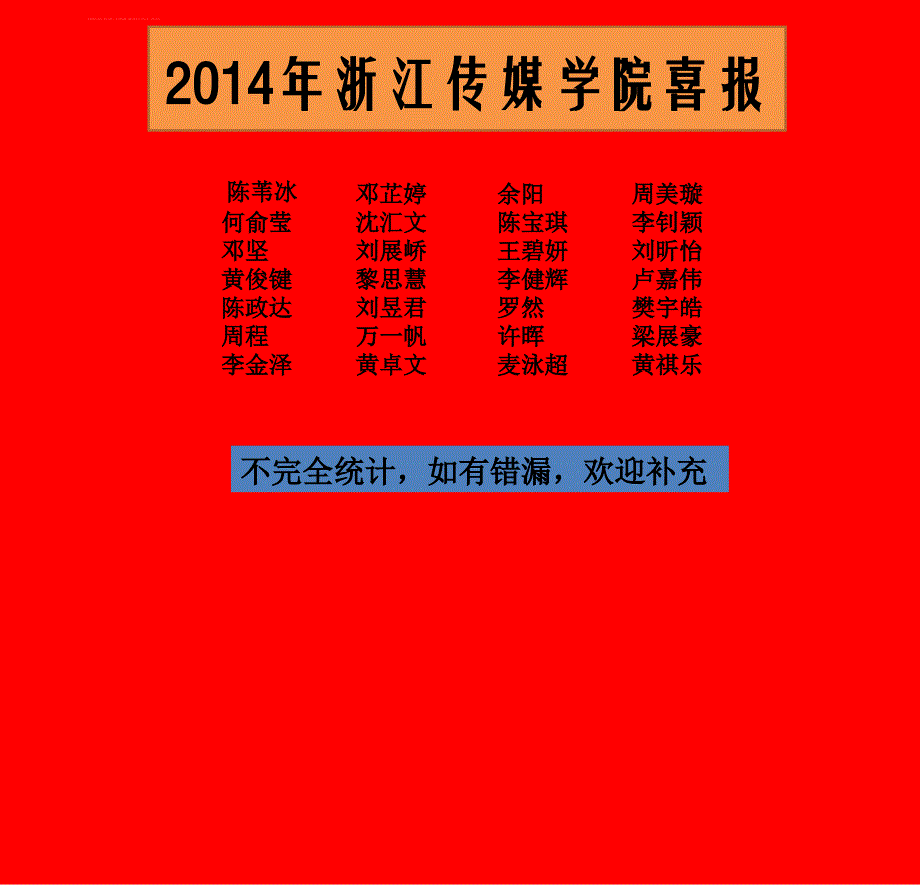 广东分视传媒艺术中心2014年艺考喜报_第2页