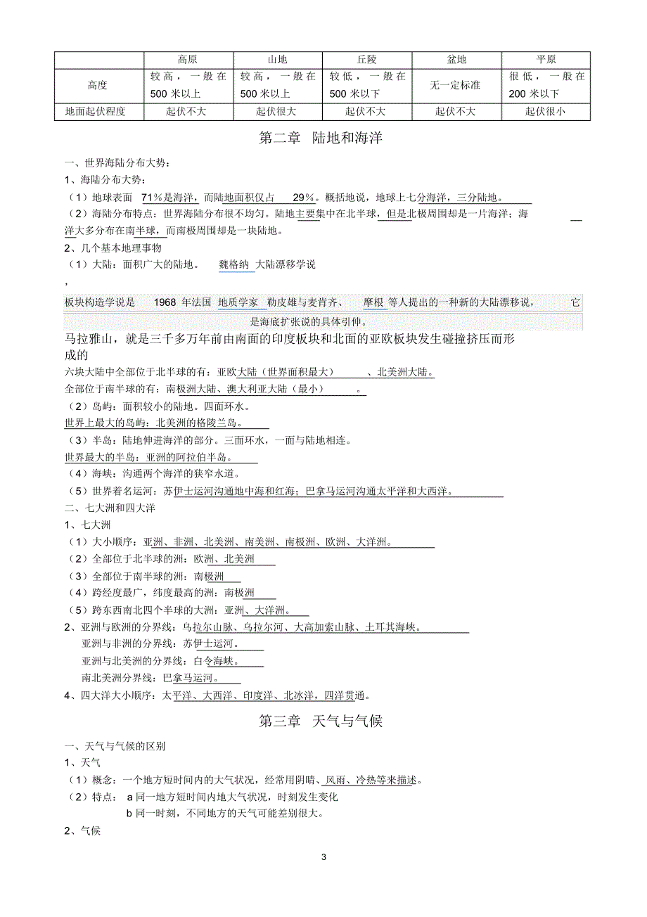 初中地理会考必考知识点总结_第3页