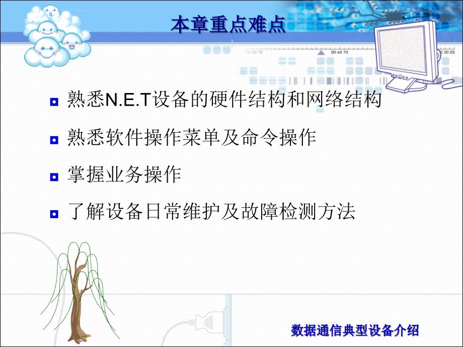 数据通信典型设备介绍设备日常维护及故障处理告警处理_第3页