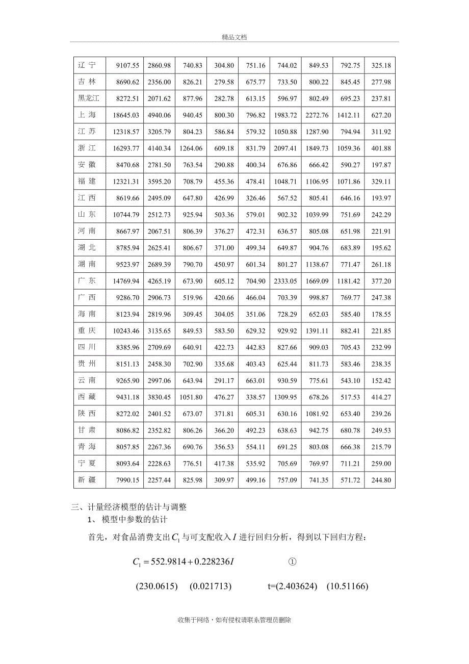 ELES模型计量分析讲课讲稿_第5页