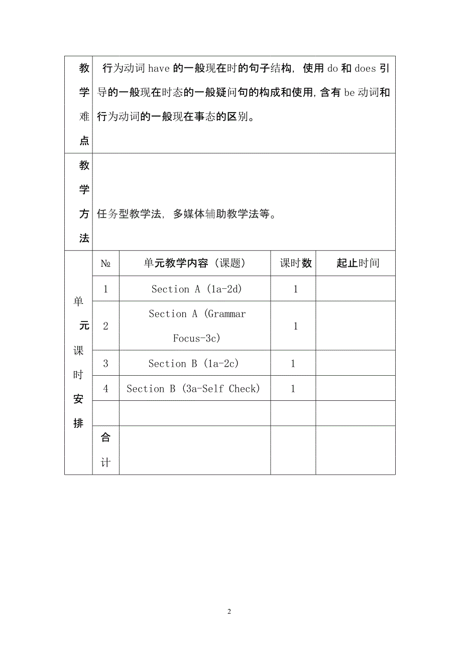 人教版七年级英语上册unit5电子教案（2020年整理）.pptx_第2页