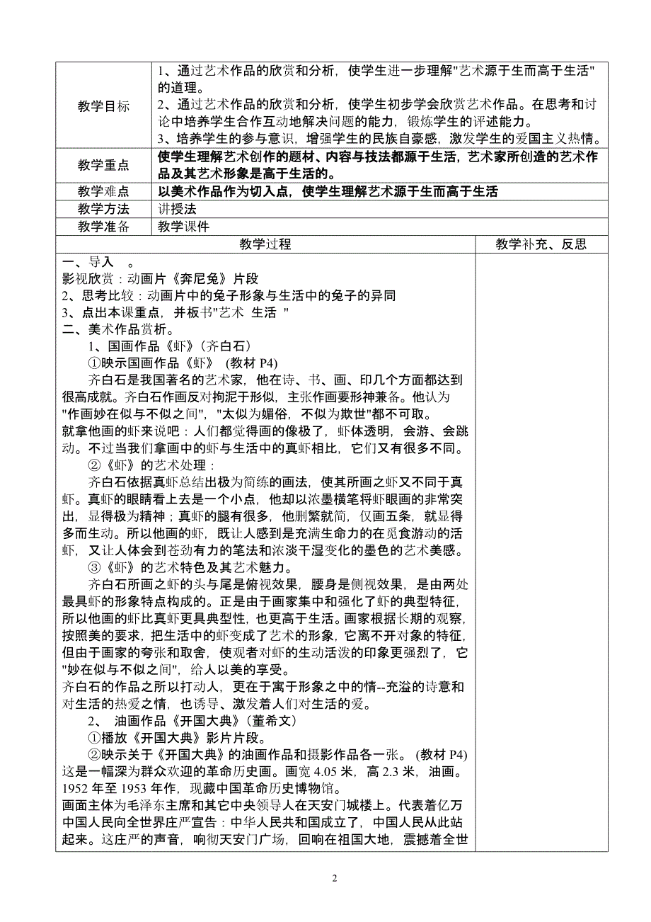 人美版七年级下册美术教案(全)（2020年整理）.pptx_第3页