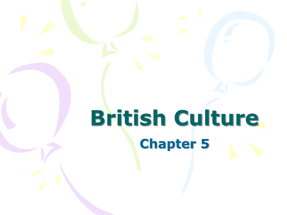 British Culture英国文化知识分享_第1页