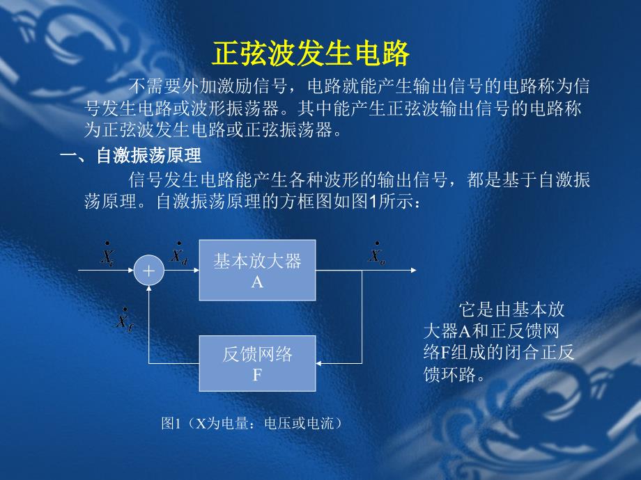 正弦波发生电路_培训讲学_第1页