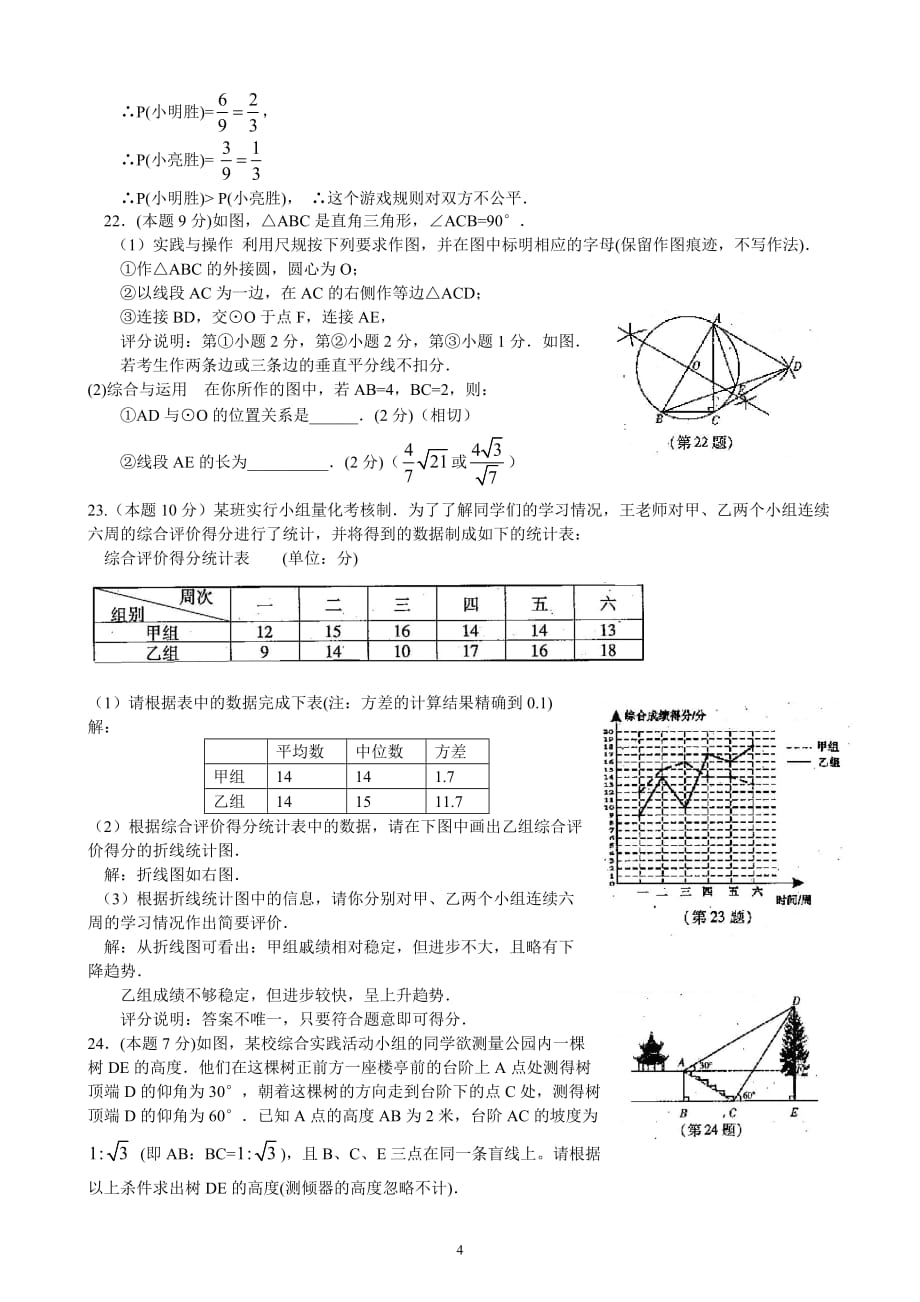 (正版)2011山西中考数学试题[6页]_第4页