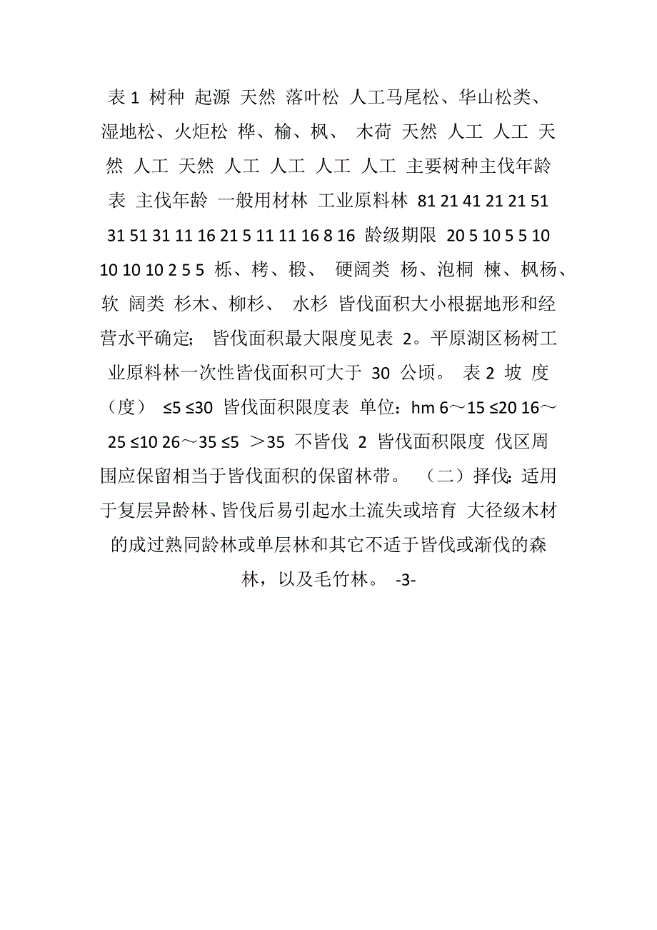 湖北省森林采伐技术规程.doc_第3页