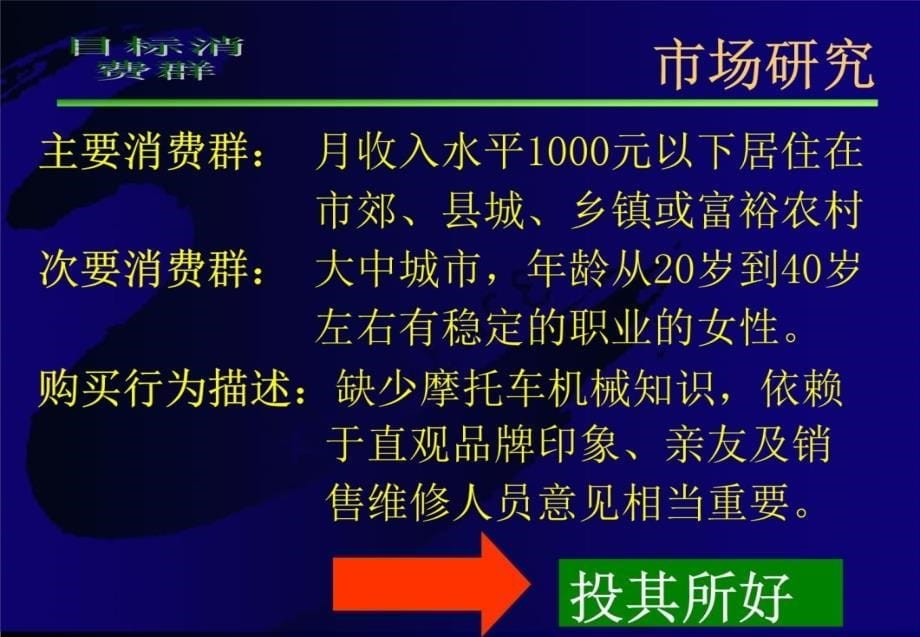 卓品管林（报）字第[20010210]（004）号林海摩托整合品牌传播报告卓越形象品牌传播事业机构卓越形象（上海）广告传播公司二○○一年二月十日讲课资料_第5页