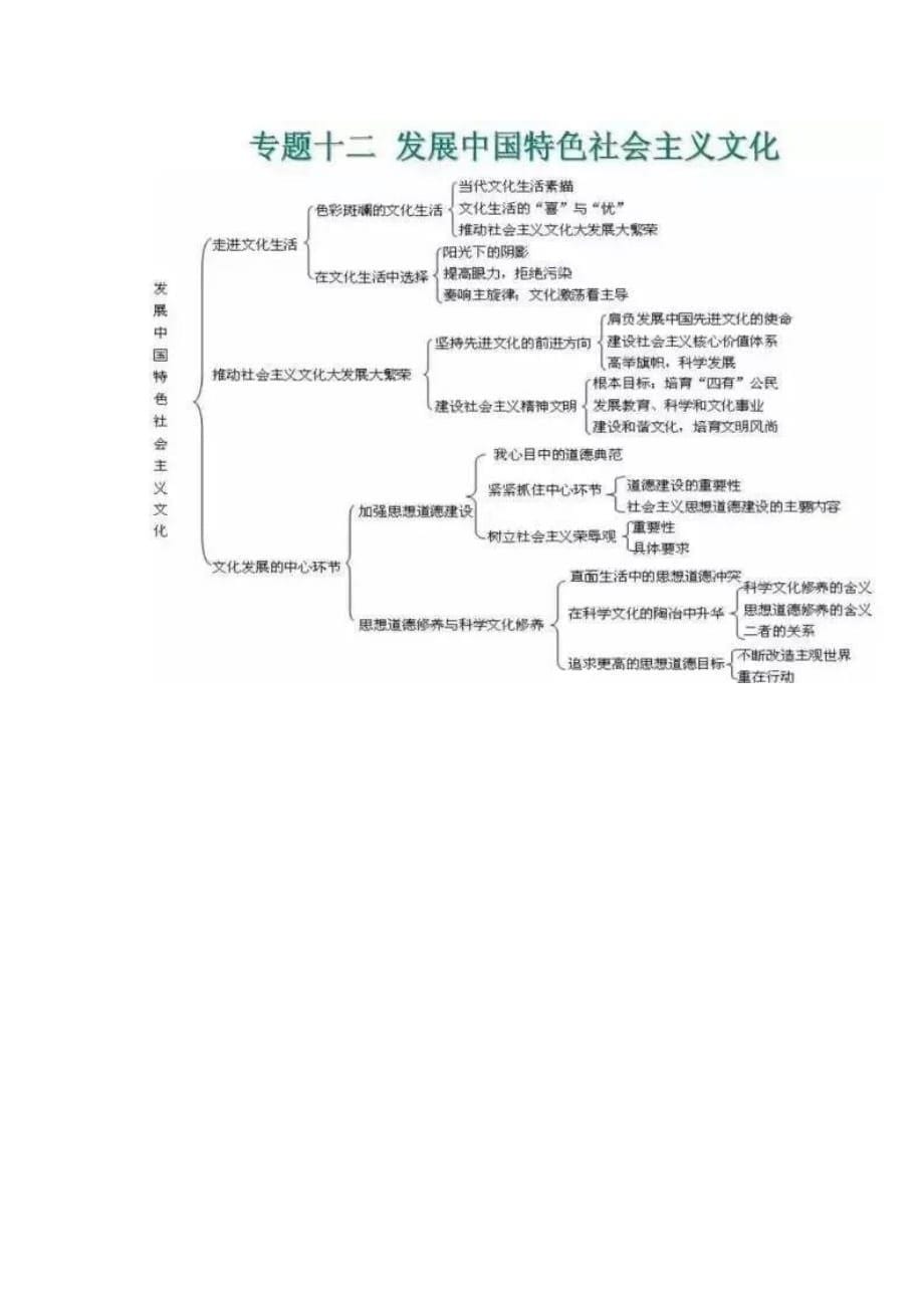 2021高考复习-高中政治思维导图超全汇总_第5页