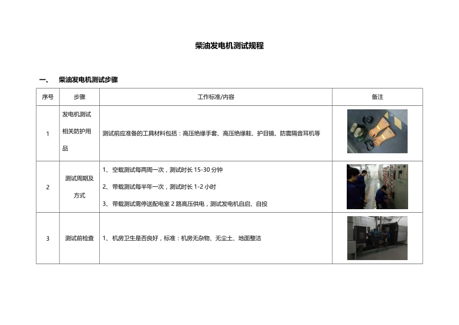 柴油发电机测试规程.doc_第1页