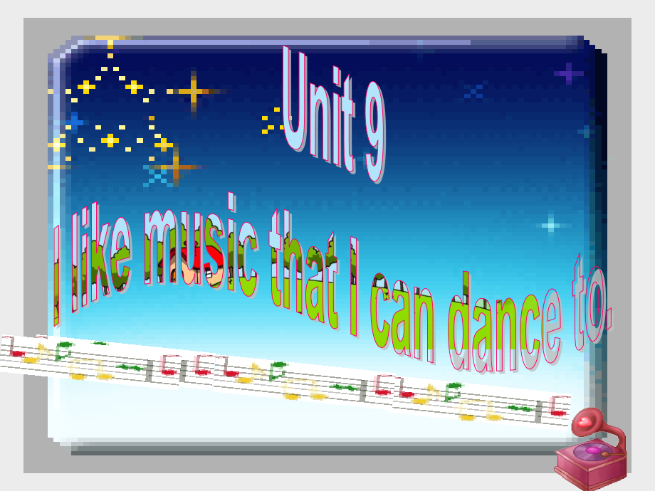 新版Go for it九年级英语Unit9I like music that I can dance to单元整体课件_第2页