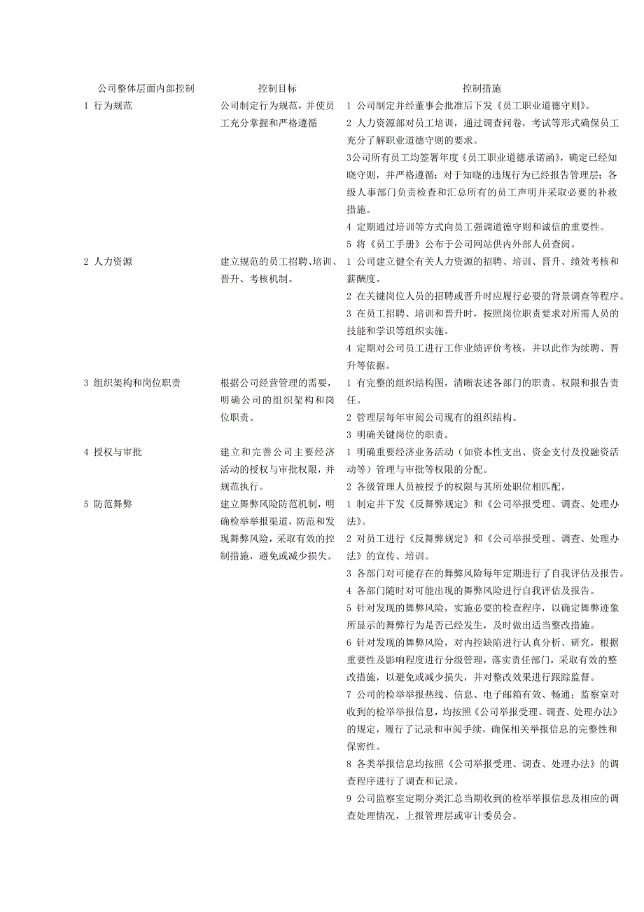 1-整体层面和各项循环关键控制点汇总_第1页