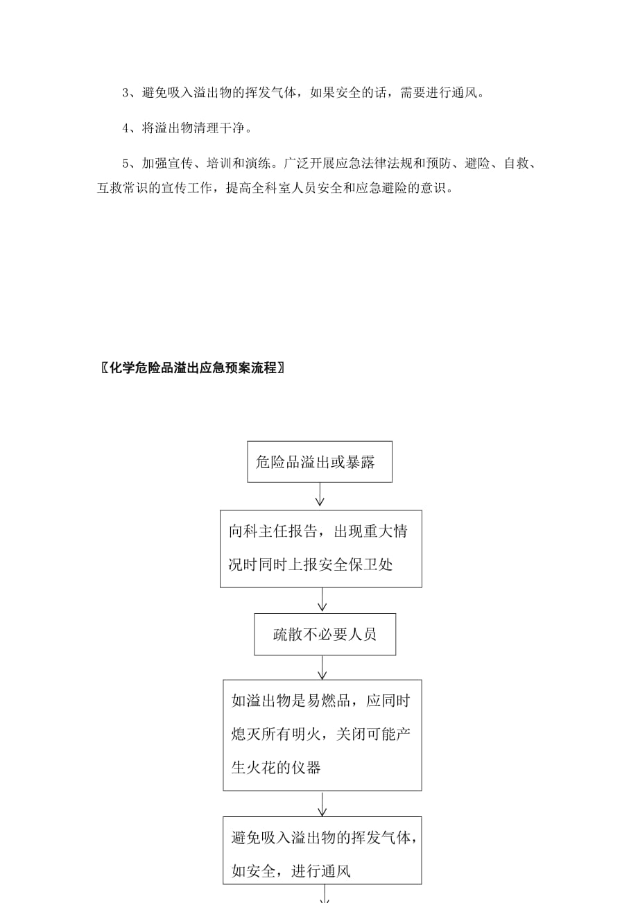 化学危险品溢出应急预案及流程.doc_第2页