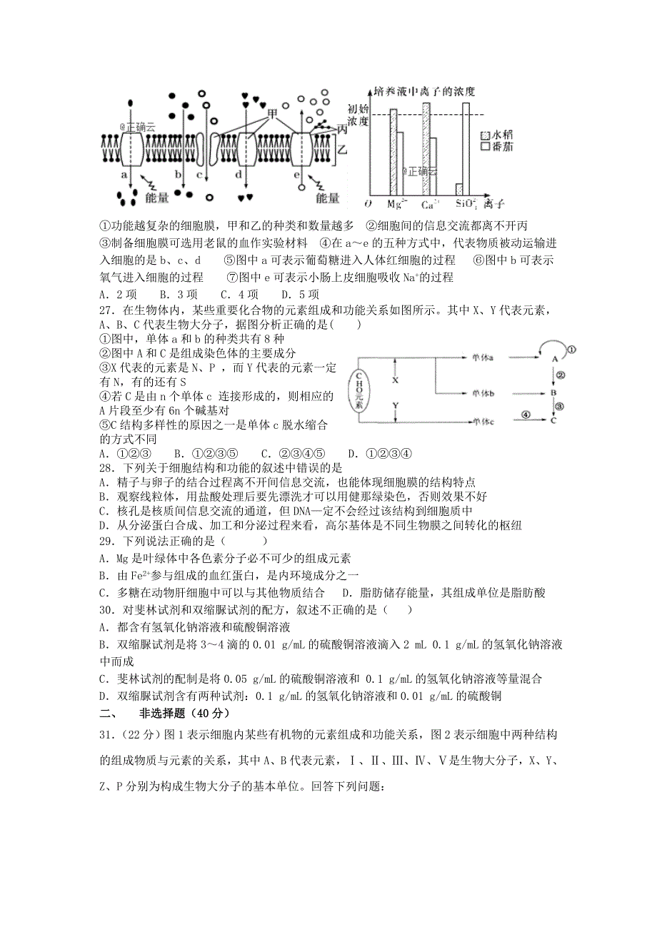 江西省赣州市石城中学2020届高三生物上学期第三次周考试题B[含答案].doc_第4页