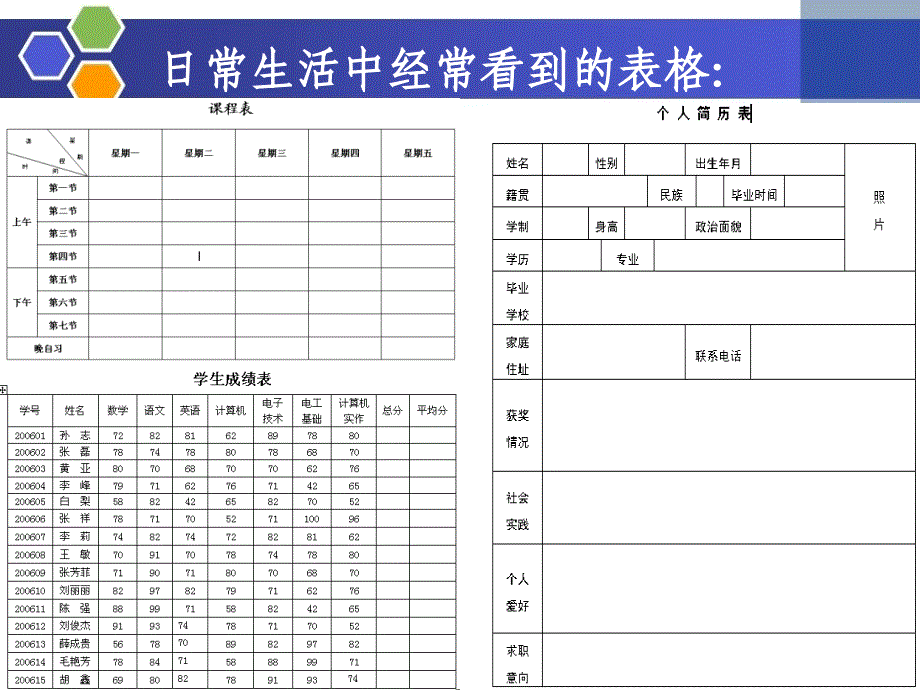 word表格制作课件公开课说课讲解_第1页