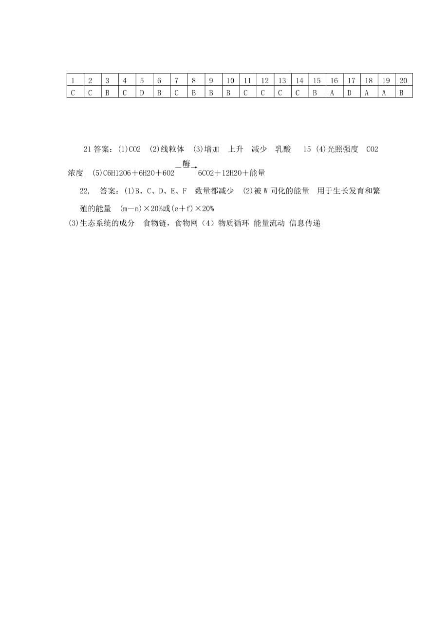 江西省赣州市石城中学2020届高三生物上学期第15次周考试题[含答案].pdf_第5页