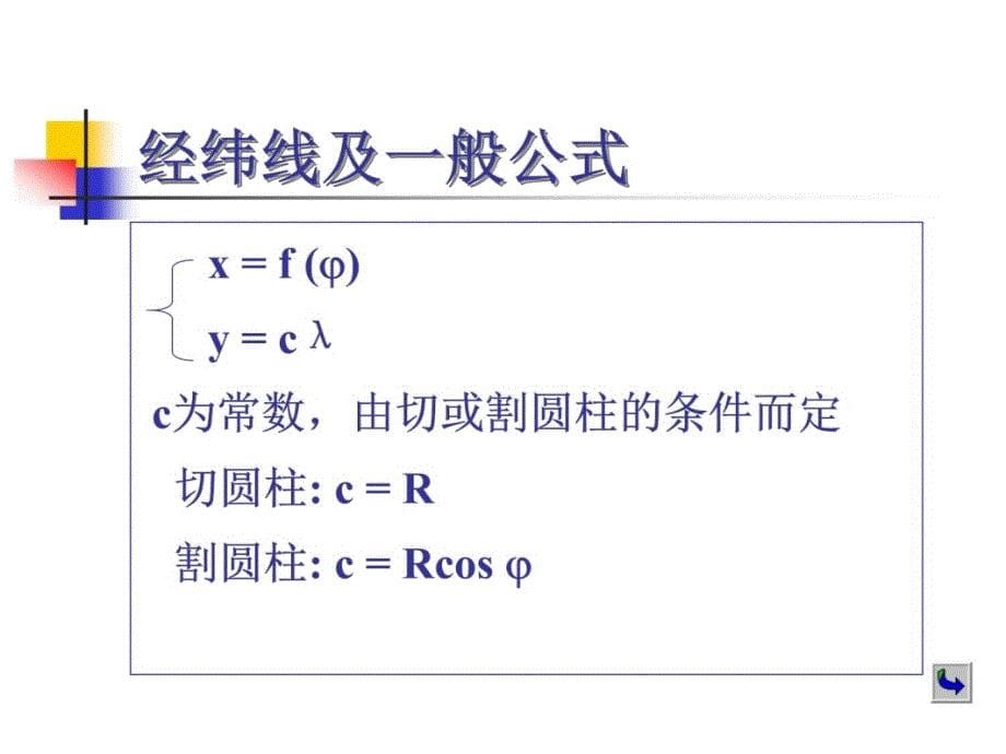 第3章-2-圆柱投影讲课教案_第5页