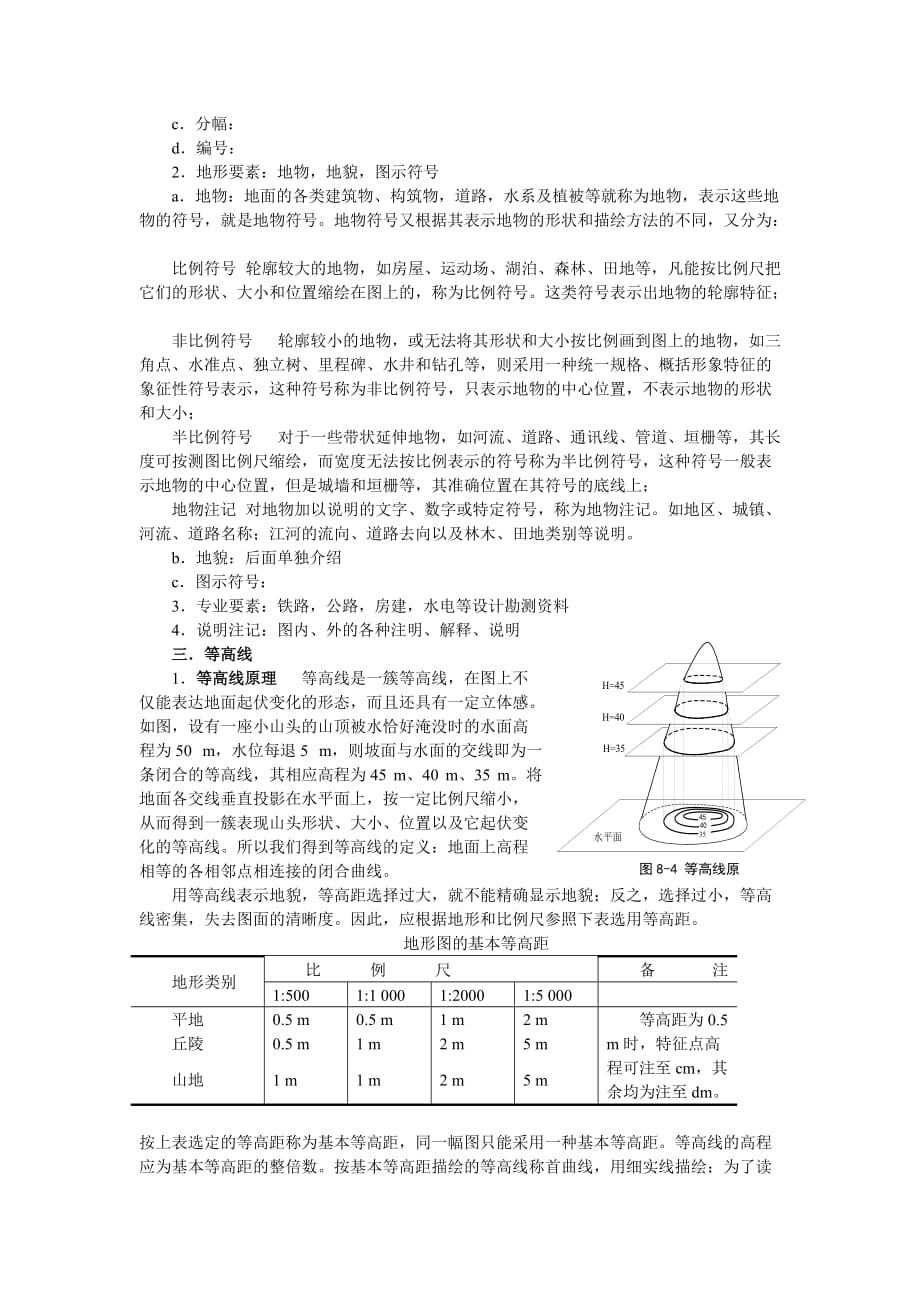 地形图基本知识及大比例尺地形图测绘.doc_第2页