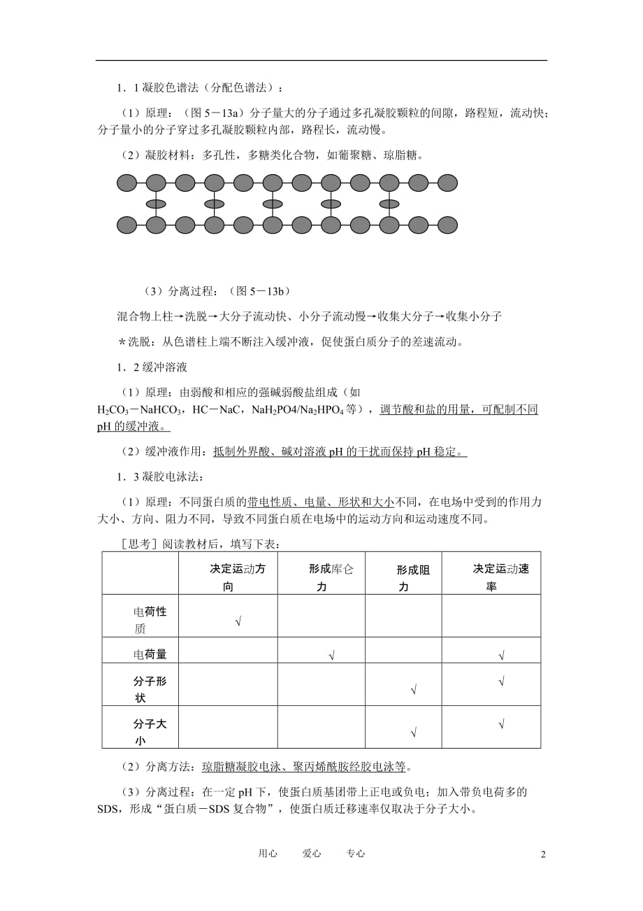 高中生物《血红蛋白的提取和分离》教案3 新人教版选修2.doc_第2页