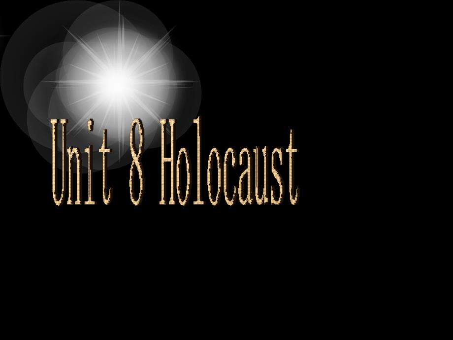 Unit-8-Holocaust英语教案资料_第1页