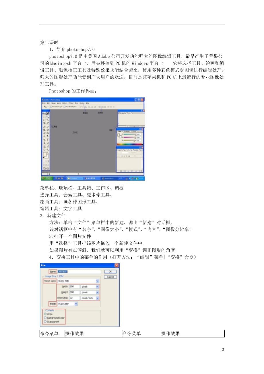 高中信息技术 5.1.3 5.1.4 数字化图像的采集、加工与简单合成教案 教科版.doc_第2页