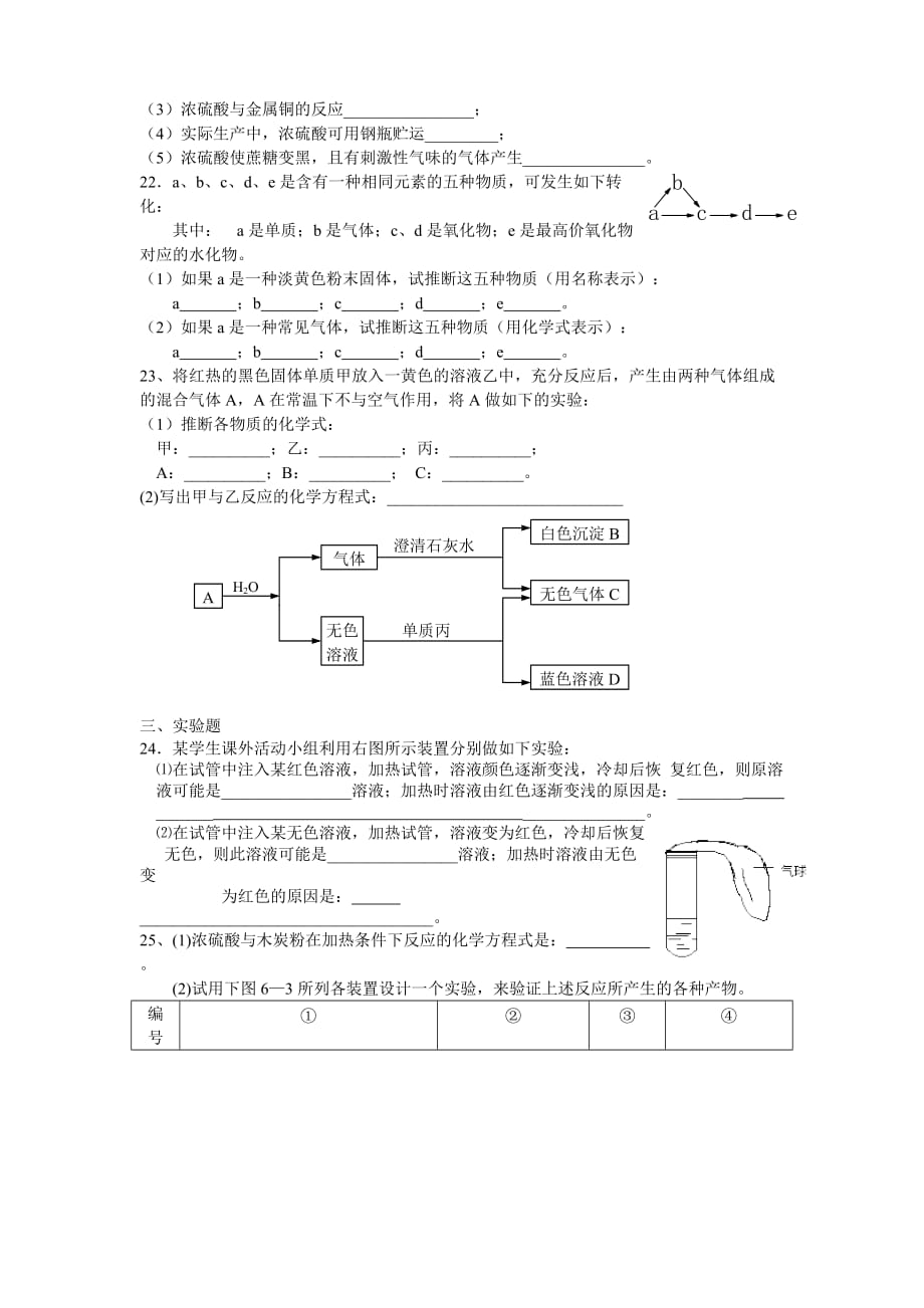 4-4氨-硝酸-硫酸(提高题)_第3页