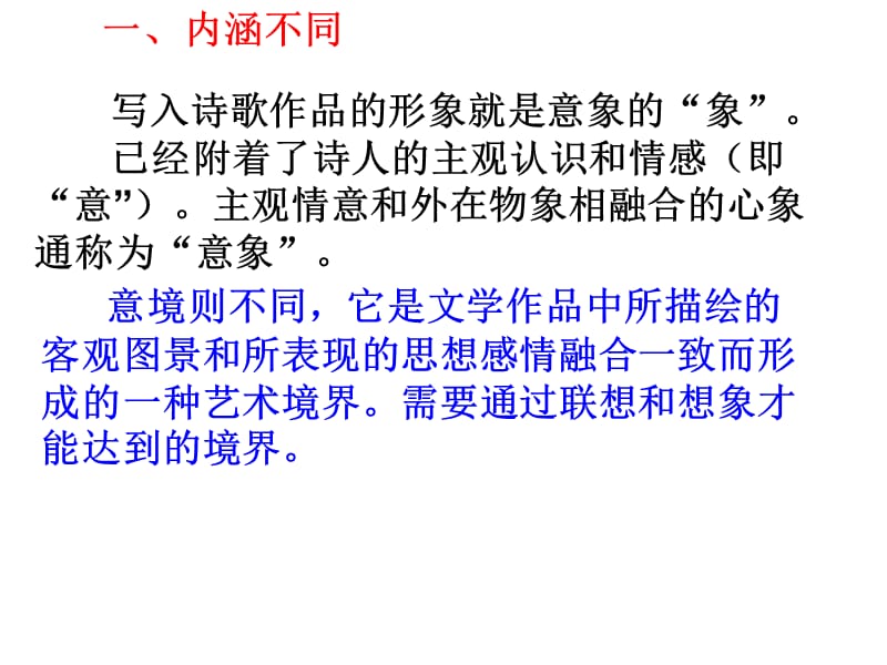 高中语文 人教版 诗歌欣赏 意象与意境的区别复习课程_第4页