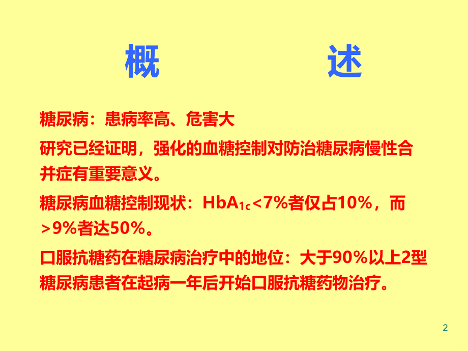 糖尿病的口服药物治疗PPT课件_第2页