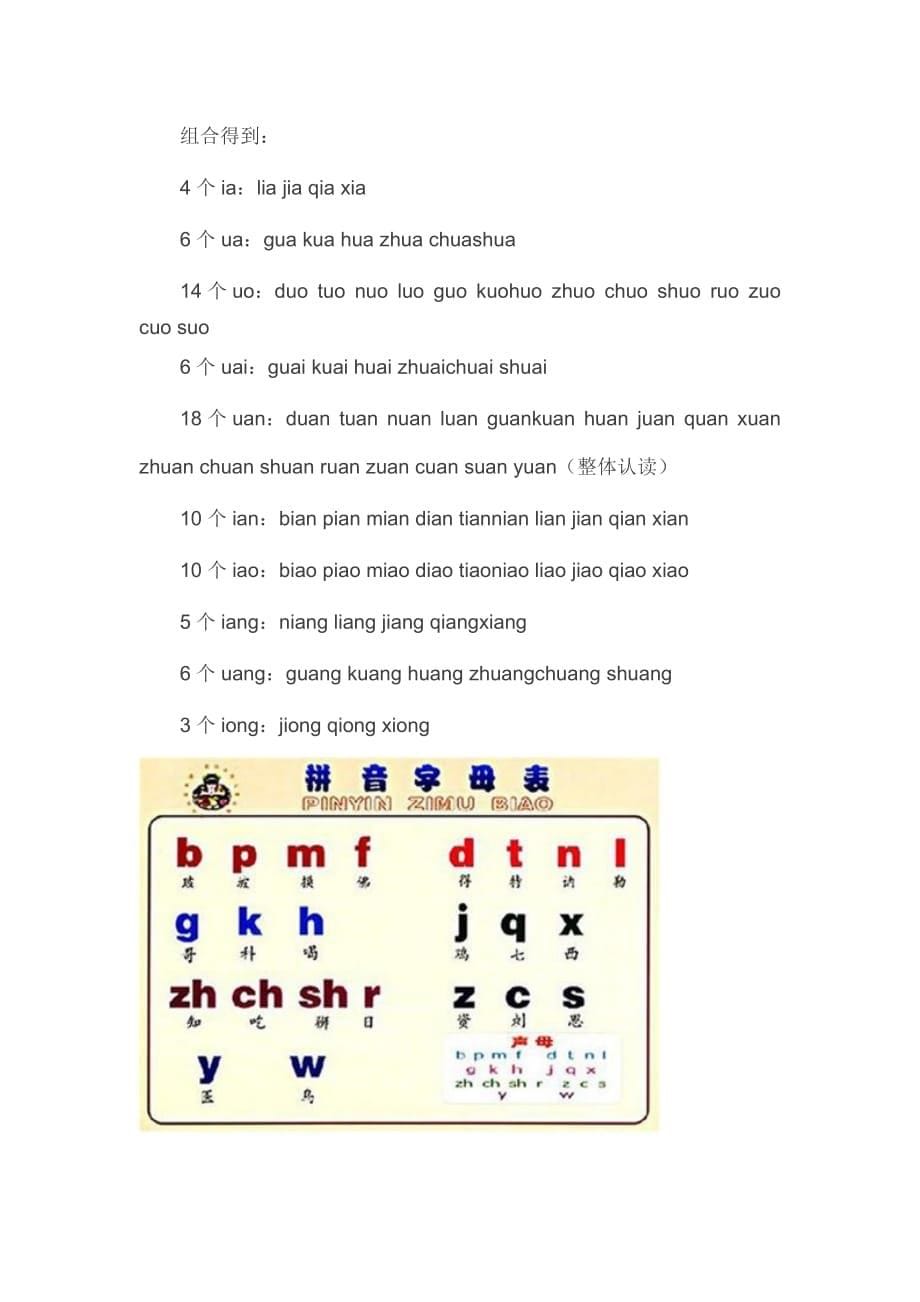 汉语拼音复习重点学拼音的重点难点.doc_第5页