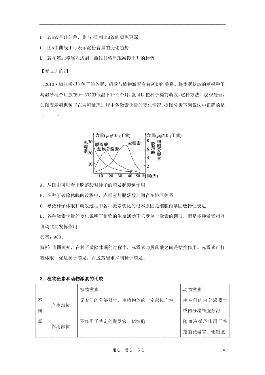 2012高三生物一轮复习 生长素的生理作用导学案 新人教版.doc_第4页