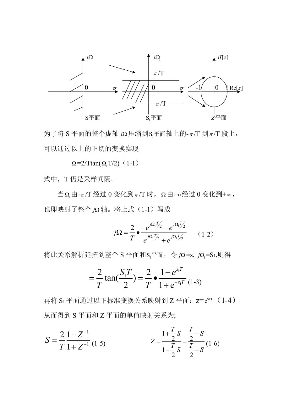 双线性变换法设计数字滤波器.doc_第2页