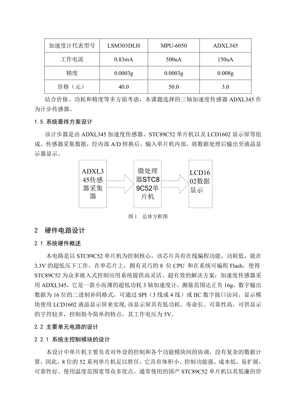 基于加速度传感器ADXL345的计步器设计.doc_第4页