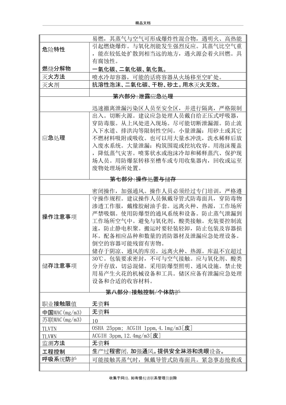 三乙胺-化学品安全技术说明书(MSDS)电子教案_第3页