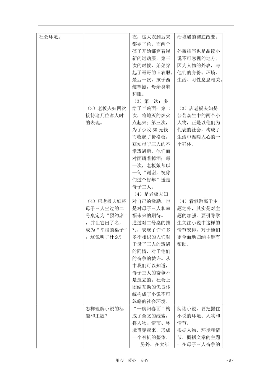 2011年高中语文 3.9《一碗阳春面》教案 华东师大版.doc_第3页