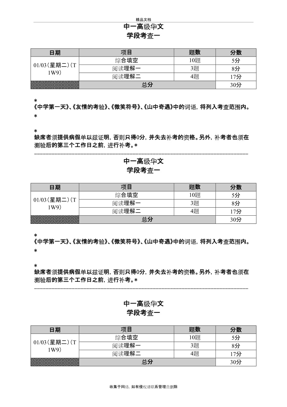 中二高级华文学习资料_第2页