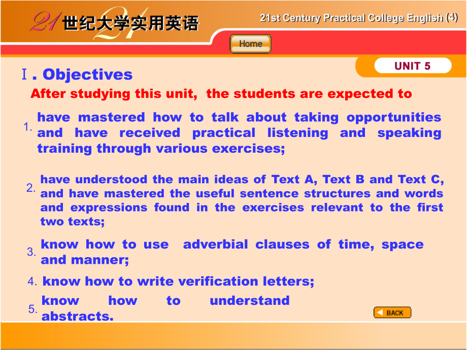 21世纪大学实用英语_综合教程第四册_5单元课后习题答案__主编_翟象俊_第3页